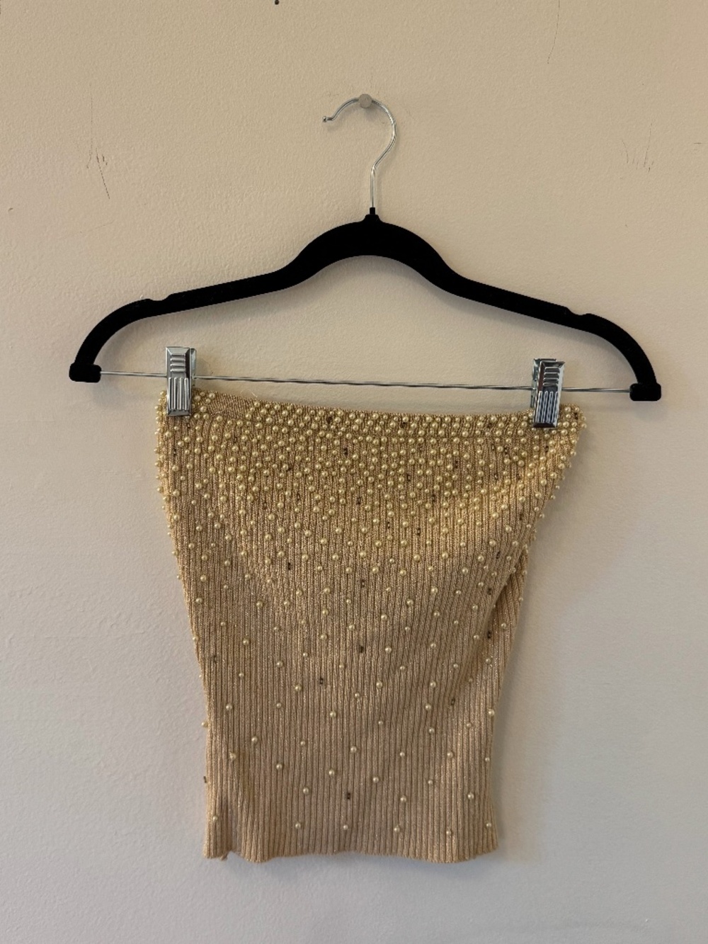 VINTAGE CACHE - Y2K Beaded Tube Top!